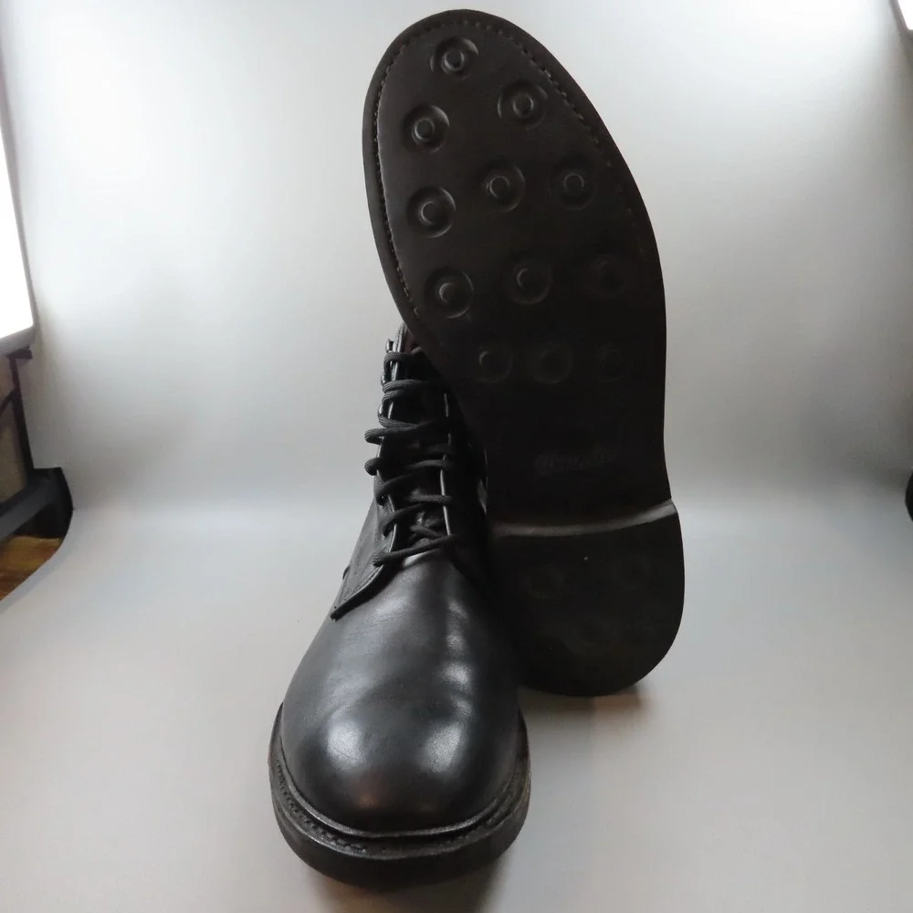 Allen Edmonds Higgins Mill Weatherproof 14‎ D Black Boots Leather Dainite Soles
